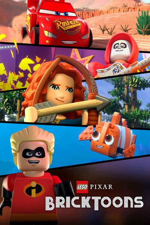 انیمیشن شخصیت های لگویی پیکسار Lego Pixar: BrickToons 2024 با دوبله فارسی
